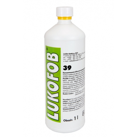 Hydrofobizační přípravek Lukofob 39 - 1 l